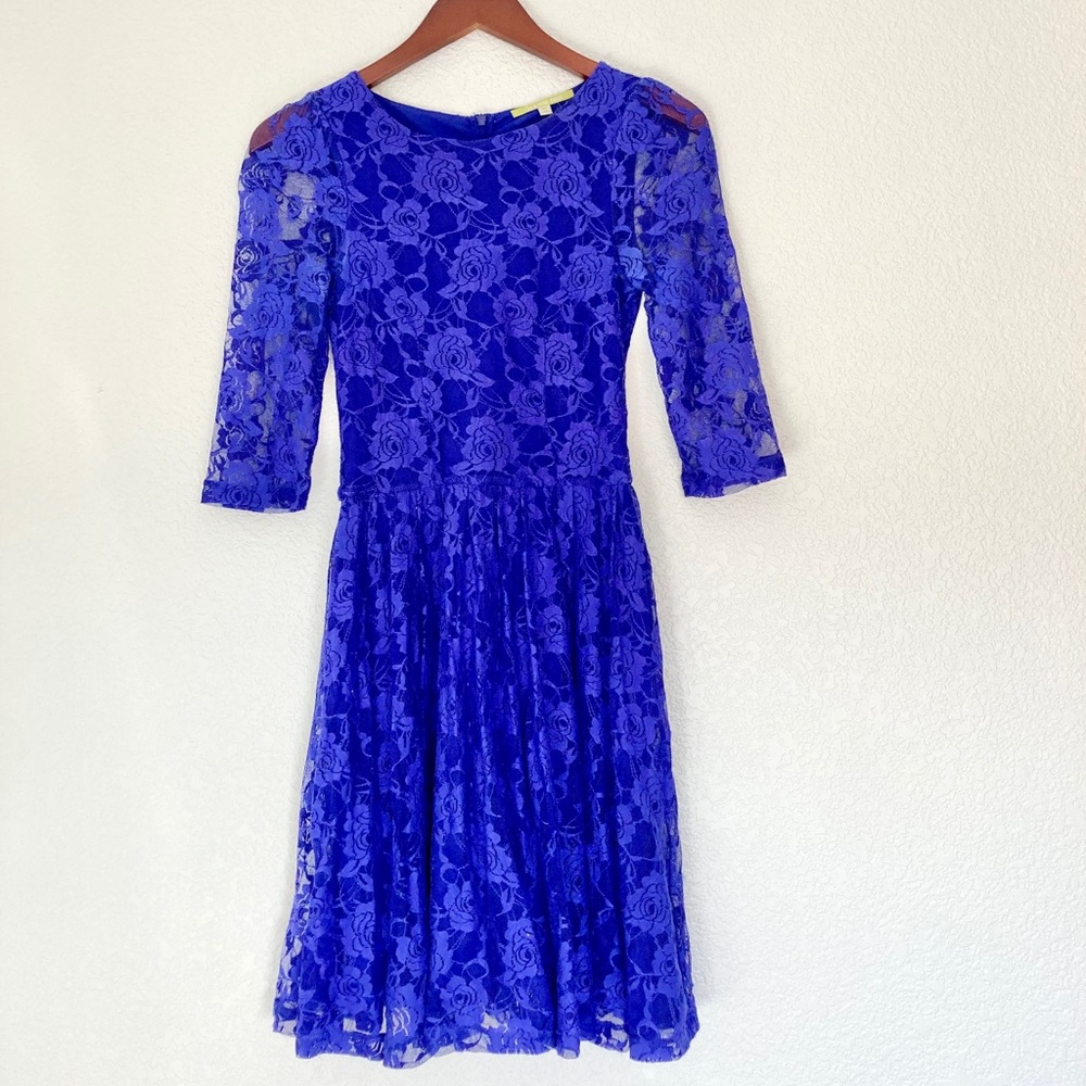 Quarter Sleeve Floral Dress
